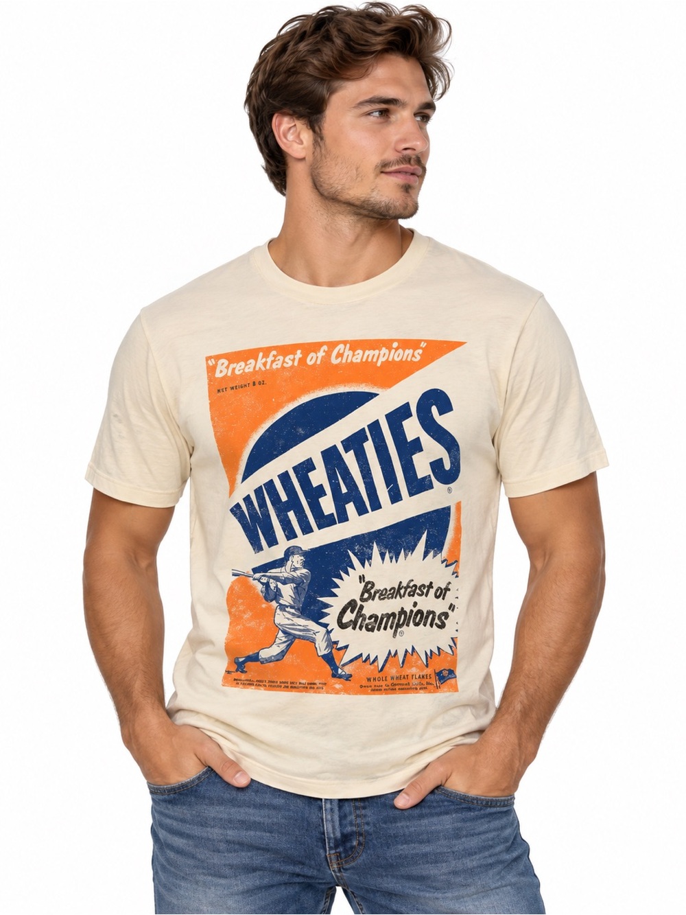 Goodfellow & Co Cream Wheaties Graphic Tee
